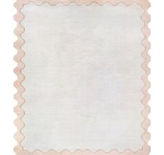 Handknotted Wool Burgundy Ivory Rug